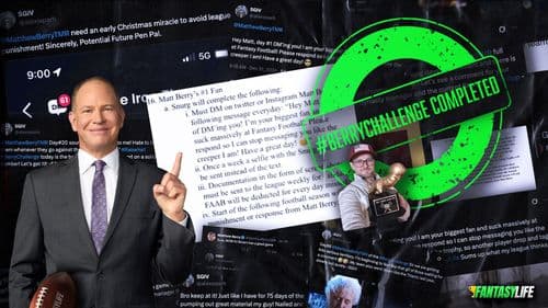 Matthew Berry's No. 1 Fan: Meet The "Creeper" Stuck in An Epic Punishment