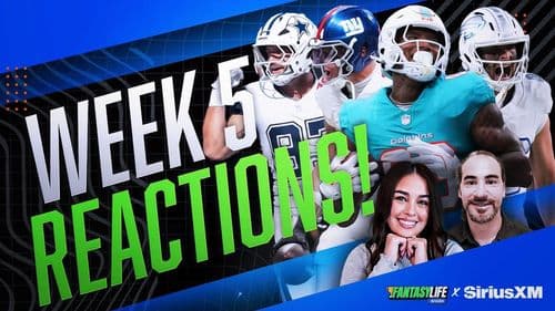 2025 Fantasy Football Week 5 Reactions: Tight End Day Comes Early!