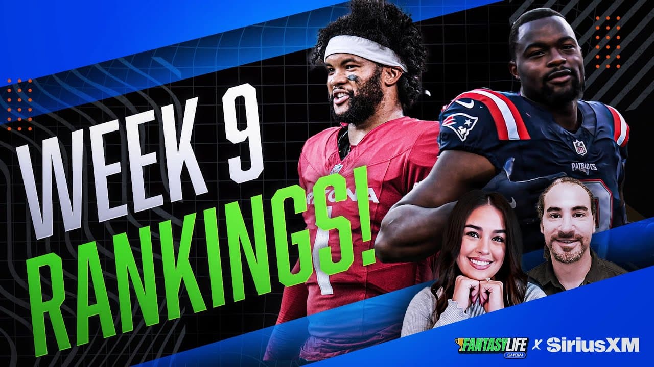 Fantasy Football Stock Watch & Early Week 9 Rankings!