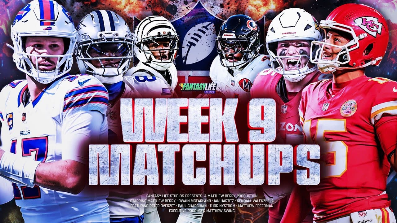 Breaking Down Every Week 9 Matchup for Fantasy Football