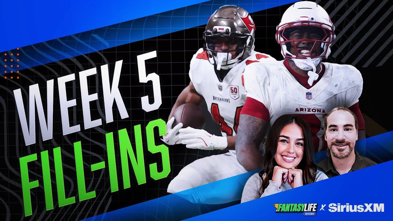 Week 5 Fantasy Football Outlook: Bye Week Fill-ins!