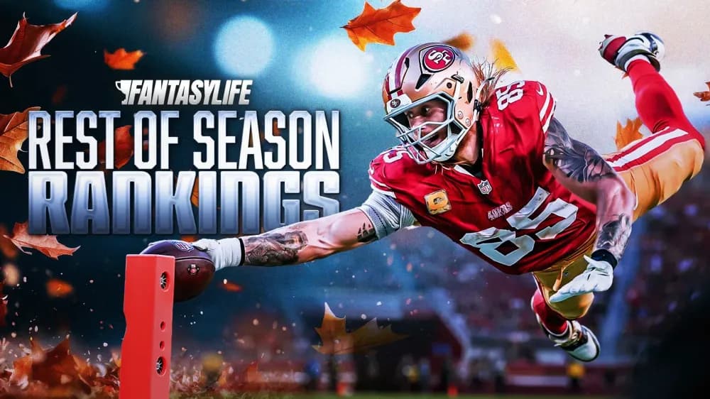 Rest-of-Season (ROS) Fantasy Football Rankings: George Kittle Headlines Playoff Risers