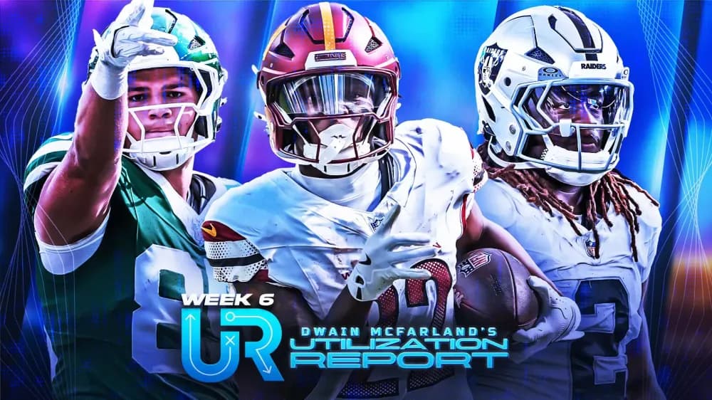 Fantasy Football Takeaways: Jacory Croskey-Merritt Leads The Utilization Report For Week 6