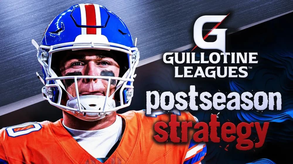 Playoff Guillotine Leagues™ Strategy: Guilloteenie Sleepers, Round 1 Team Rankings and More