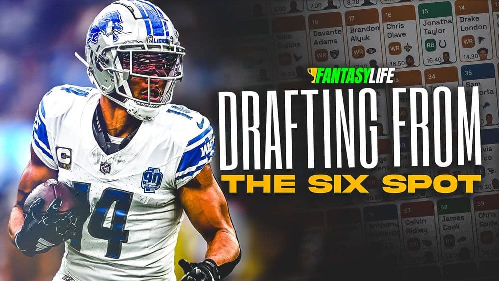 Drafting from 1.06: Optimal fantasy draft strategy with the No. 6 pick