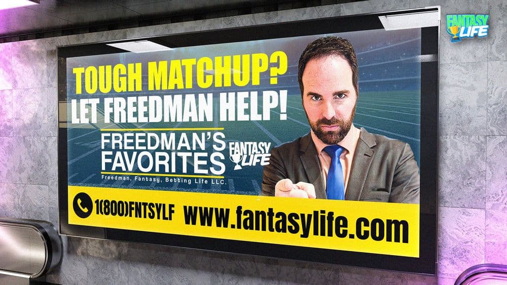 Freedman's Favorites. The Best Fantasy Football Plays For Week 7.
