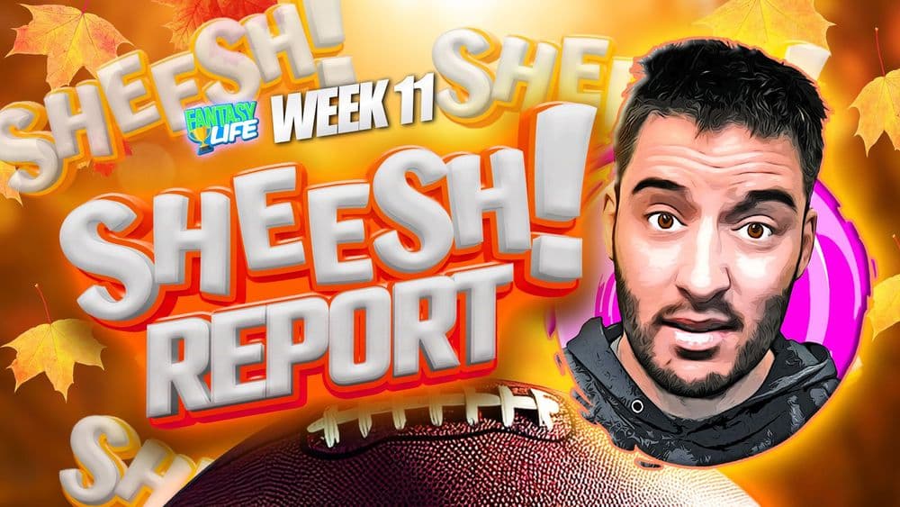 Sheesh Report. The Biggest Misses from Fantasy Football Week 11.
