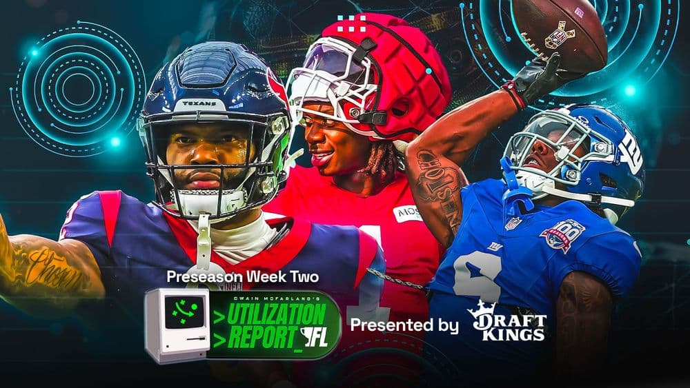 Utilization Report: Fantasy Football Takeaways from Preseason Week 2