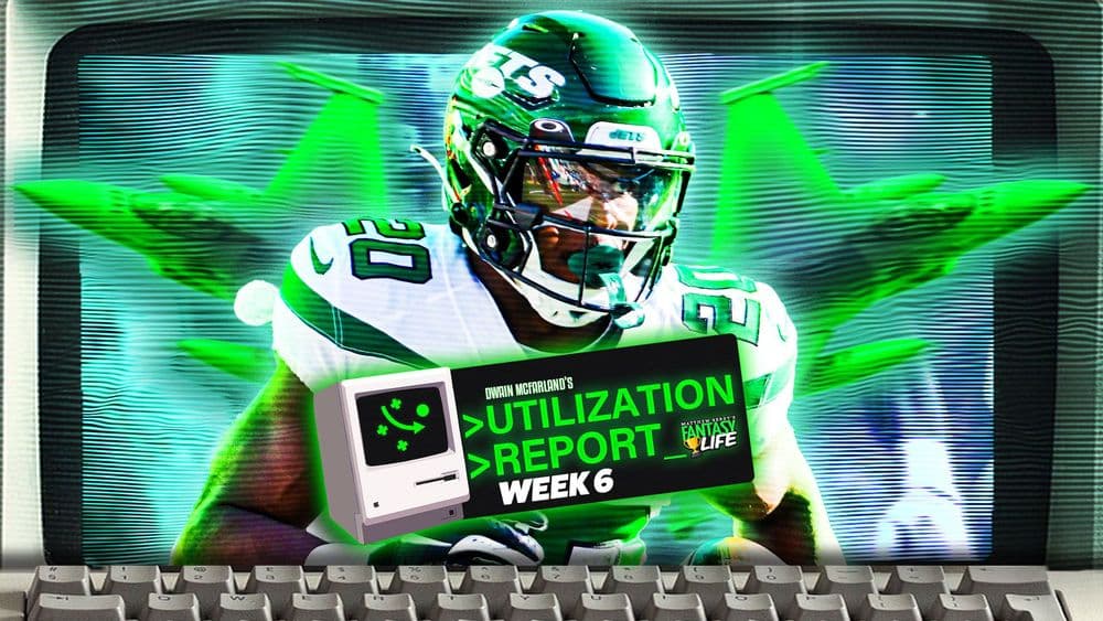 The Utilization Report. Fantasy Takeaways Ahead of Week 6.