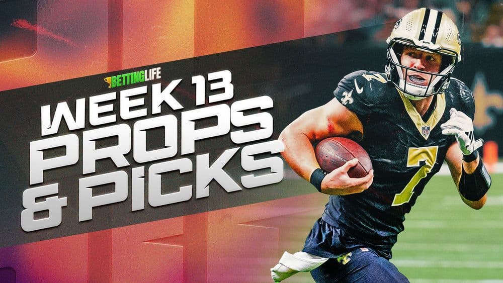 Week 13 NFL Player Props: Taysom Hill, Jayden Daniels, and More