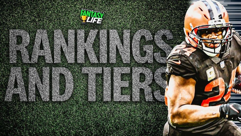 Fantasy Football Rankings & Tiers. Week 13
