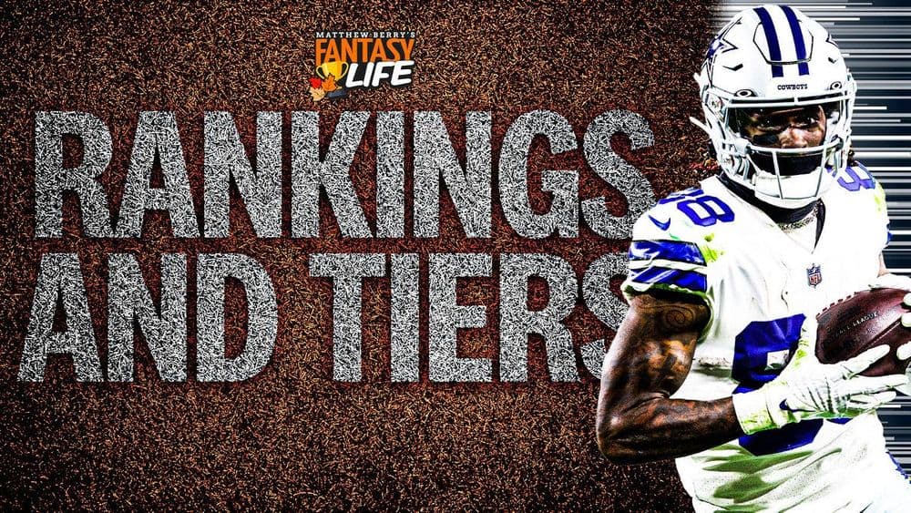 Fantasy Football Rankings & Tiers. Week 12