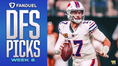 Week 8 FanDuel NFL DFS: Josh Allen in the Contrarian Stack