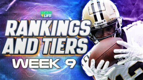 Week 9 Fantasy Football Rankings And Tiers. Chris Olave Set to Break Out.