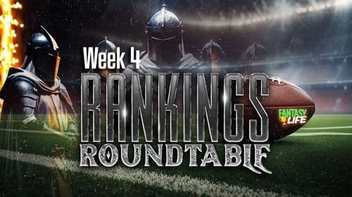 Fantasy Football Roundtable. Week 4 Expert Rankings vs. Consensus.